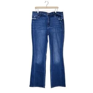 Flying Monkey Womens 34/17 High Rise Boot Jean